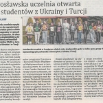 Jarosławska uczelnia otwarta na studentów z Ukrainy i Turcji