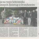 Trwa akcja na rzecz Schroniska dla Bezdomnych Zwierząt z Orzechowiec