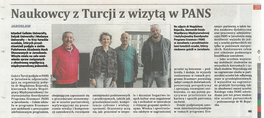 Naukowcy z Turcji z wizytą w PANS