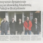 PANS intensywnie dynamizuje współpracę ze słowacką Akademią Korpusu Policji w Bratysławie