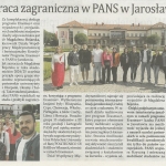 Współpraca zagraniczna w PANS w Jarosławiu